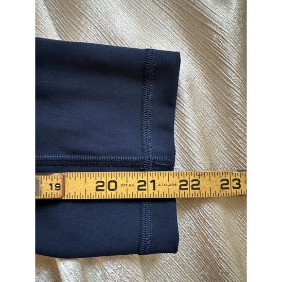 Lululemon Pace Rival Crop (22") Navy Mesh Size 6 - Picture 7 of 8